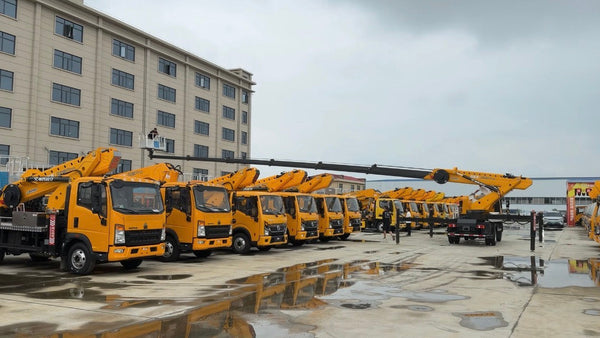 Shenbai 23m Aerial Platform – Demo in the Rain