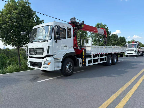 Six Crane Trucks Ready for Shipment – Leaving Factory Soon