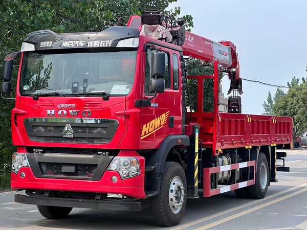 Кран с телескопической стрелой HOWO TX CX8T