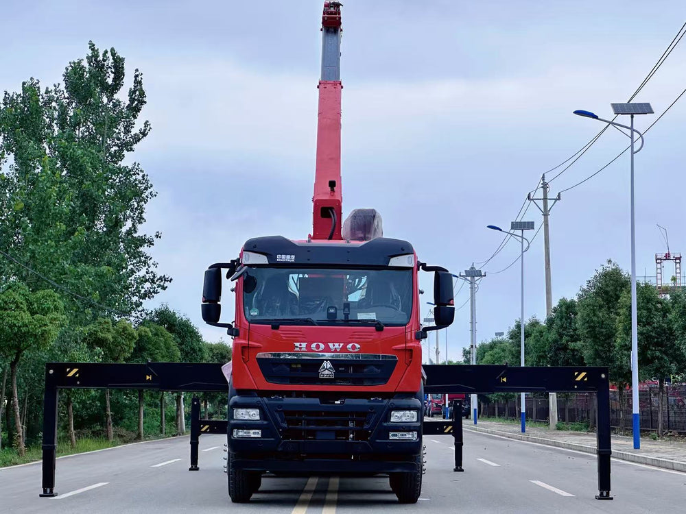 HOWO 8×4 Телескопический кран Palfinger 16Т