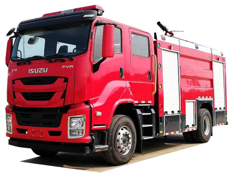 ISUZU 4X2  6500L foam fire truck