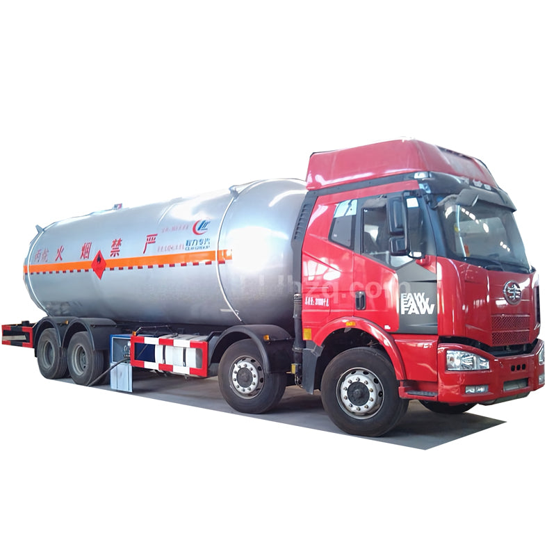 شاحنة صهريج غاز البترول المسال FAW 8X4 سعة 36000 لتر
