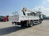 DongFeng 4×2 8-тонный кран с телескопической стрелой