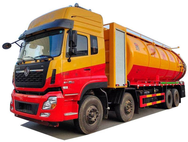 شاحنة شفط مياه الصرف الصحي دونغفنغ 33000 لتر 8x4 شاحنة تفريغ