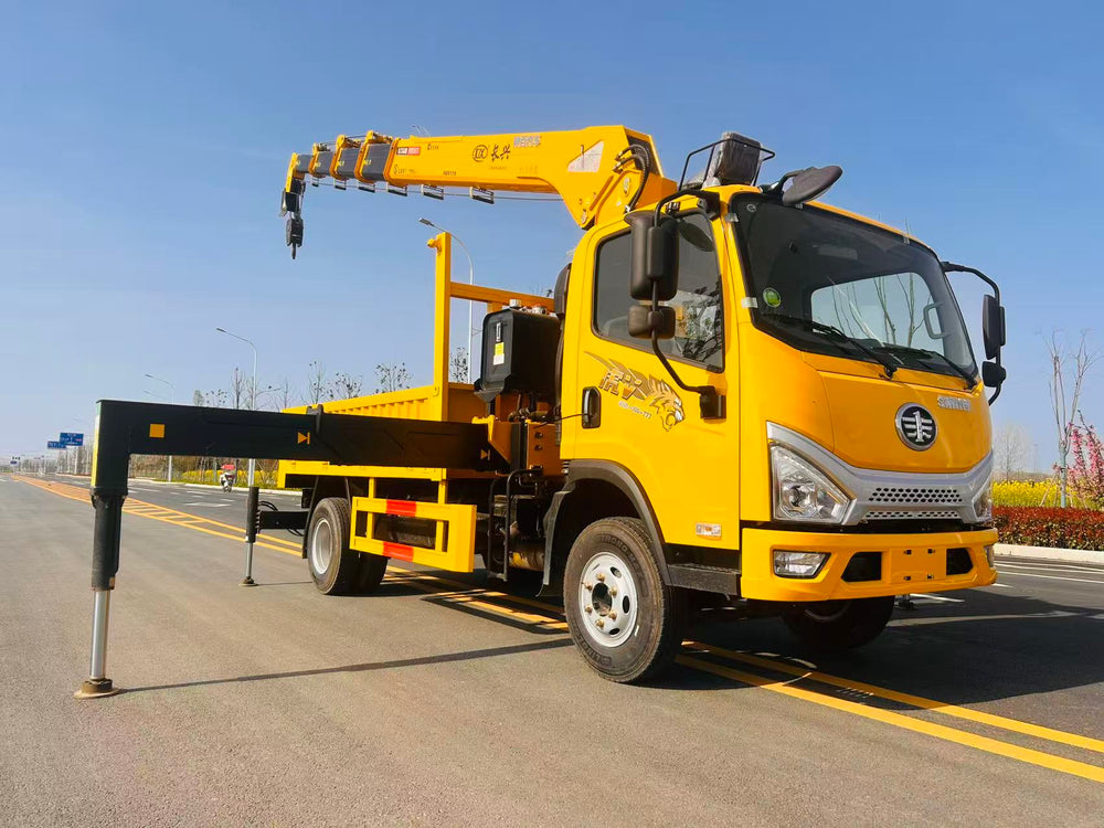 Кран FAW 190HP с телескопической стрелой