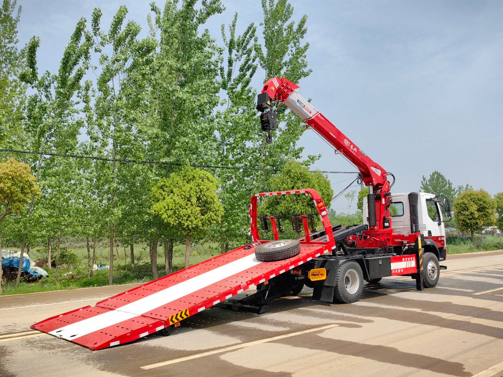 شاحنة سحب DongFeng 8T مع رافعة CX 8T