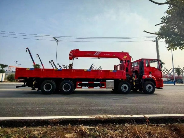 Автокран SHACMAN 8×4 с телескопической стрелой