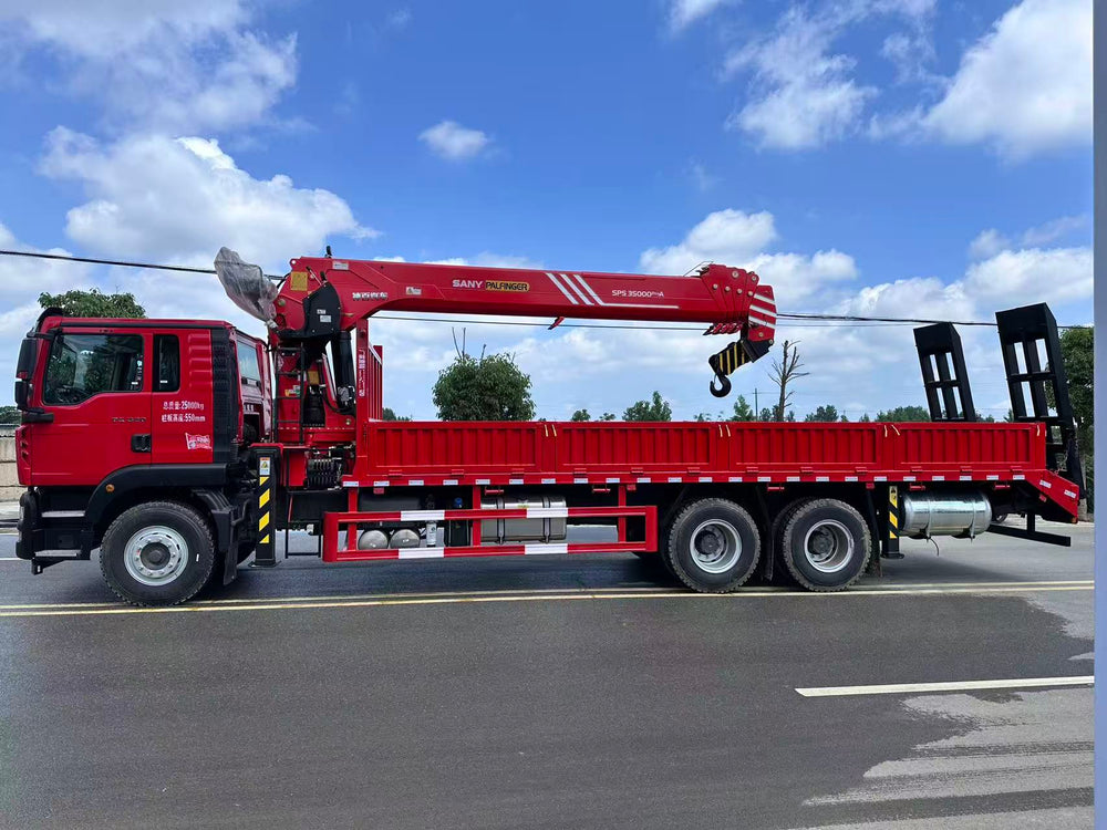 HOWO 6×4 кран-манипулятор Palfinger14T с телескопической стрелой