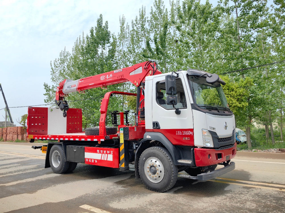 شاحنة سحب DongFeng 8T مع رافعة CX 8T
