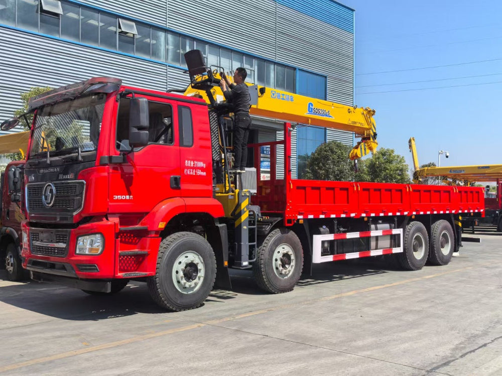 Автокран SHACMAN 8×4 с телескопической стрелой